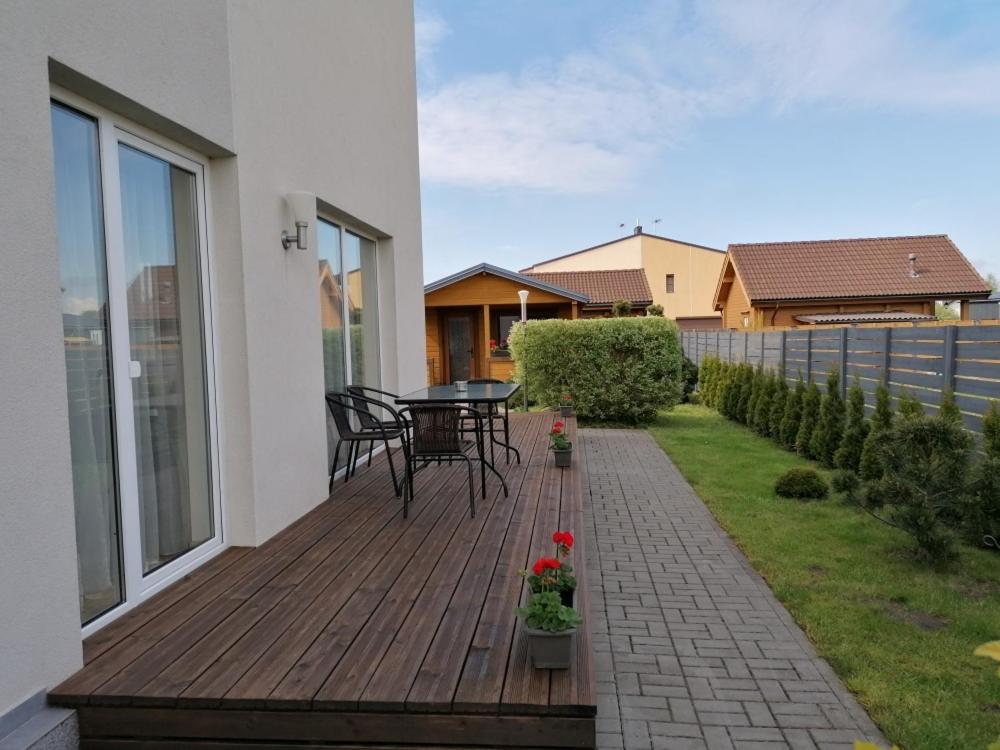 Vila Laima Hotel Sventoji Bagian luar foto